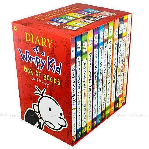 Diary of a Wimpy Kid 12 Books Complete Collection Set New(Diary Of a Wimpy Kid,Rodrick Rules,The Last Straw,Dog Days,The Ugly Truth,Cabin Fever,The Third Wheel,Hard Luck,The Long Haul,Old School..etc Cover