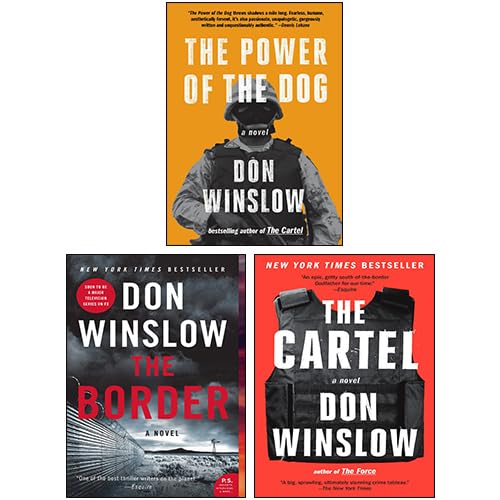 Power of the Dog Series 3 Books Collection Set By Don Winslow (The Power of the Dog, The Cartel, The Border) Cover