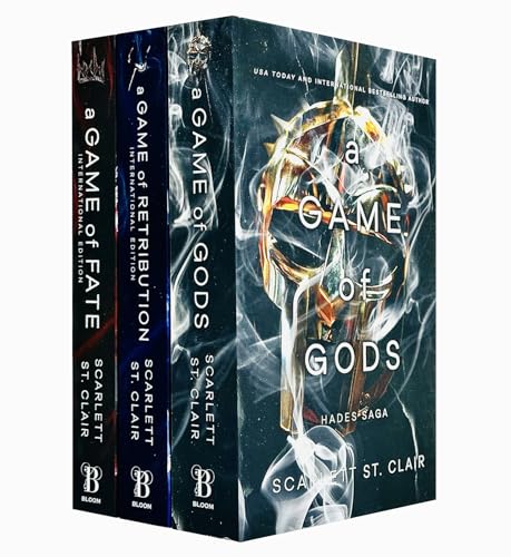 Hades x Persephone Saga 3 Books Collection Set By Scarlett St. Clair(A Game of Gods, A Game of Retribution & A Game of Fate) Cover