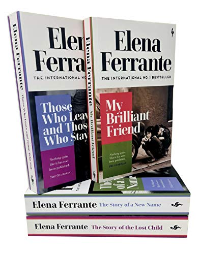 Neapolitan Novels Series Elena Ferrante Collection 4 Books Bundle (My Brilliant Friend, The Story of a New Name, Those Who Leave and Those Who Stay, Story of the Lost Child) book image