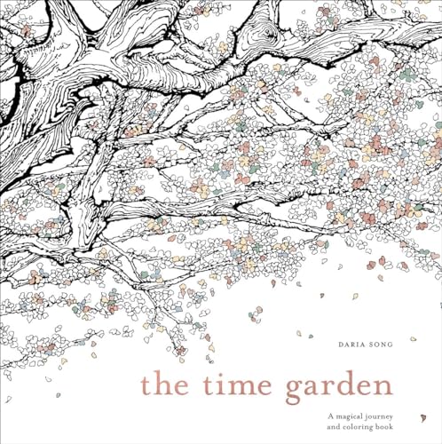 The Time Garden: A Magical Journey and Coloring Book cover