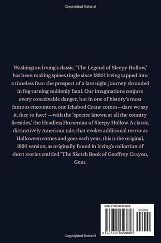 The Legend of Sleepy Hollow: The Original 1820 Edition: Classic Illustrated Edition book image