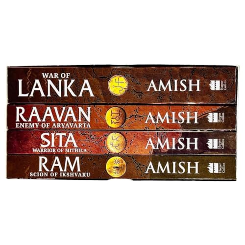 Amish Tripathi Ram Chandra Series 4 Books Collection Set (Ram, Sita, Raavan & War of Lanka) book image