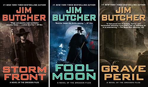 The Dresden Files by Jim Butcher, Complete Series Set (Books 1-17) book image
