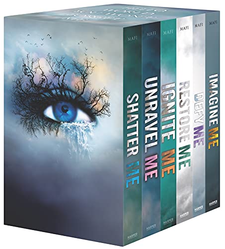 Shatter Me Series 6-Book Box Set: Shatter Me, Unravel Me, Ignite Me, Restore Me, Defy Me, Imagine Me Cover